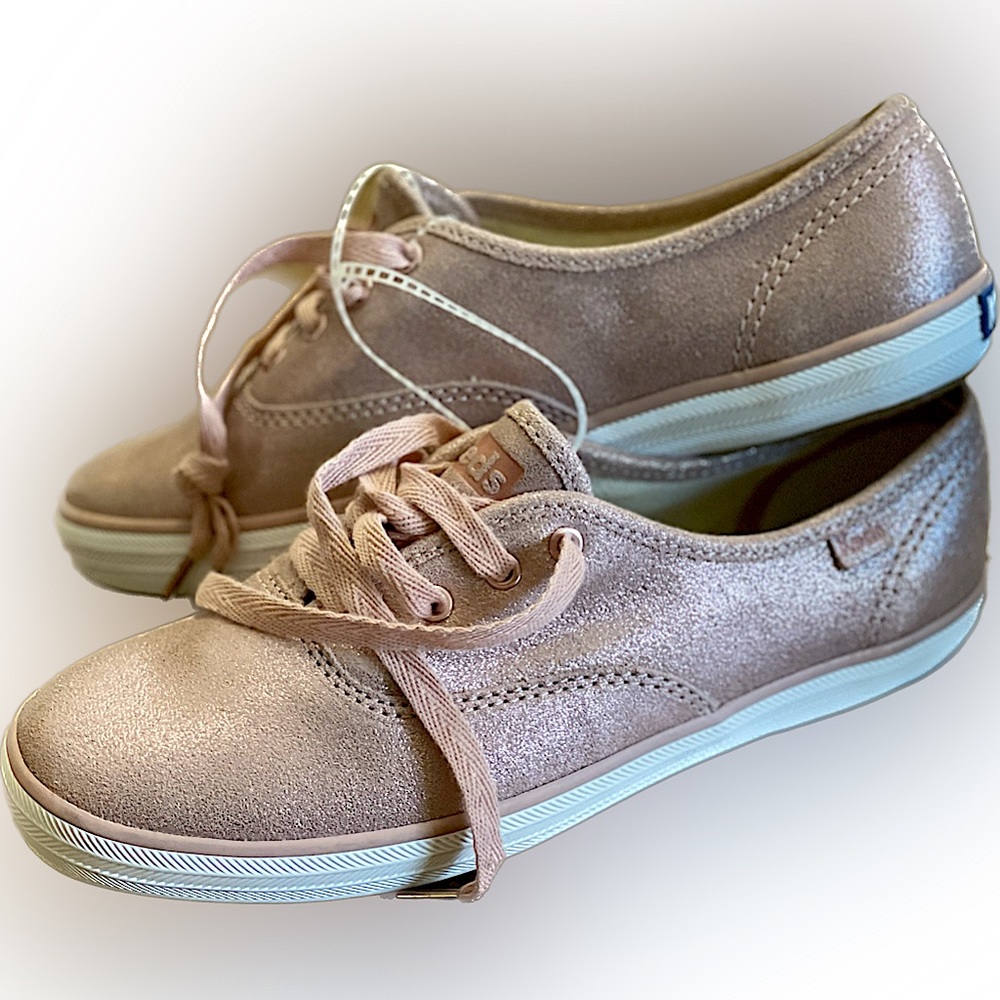 New! Never Worn! Rose Gold Sparkly Keds